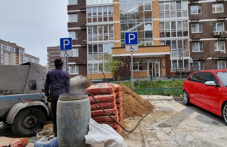 Стяжка пола в квартире по адресу: поселение Московский, улица Татьянин Парк