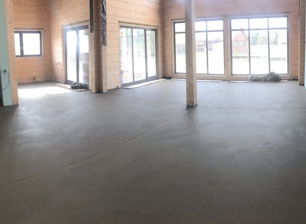 Черновая стяжка пола 4