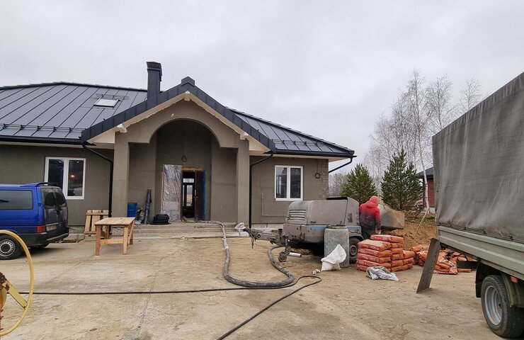 Стяжка пола по адресу: Чехов, коттеджный посёлок Мещерское Полесье