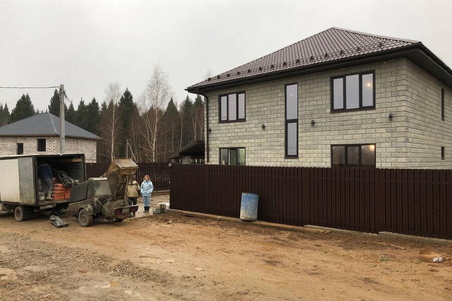 Стяжка пола в поселение поселение Краснопахорское, деревня Красная Пахра