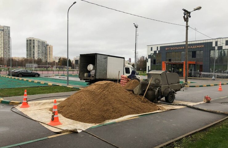 Стяжка пола в Москве, улица Мичуринский Проспект, Олимпийская Деревня, 2 