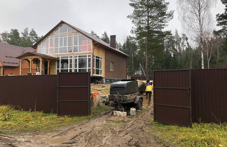 Стяжка пола в городском округе Ступино, деревня Кравцово