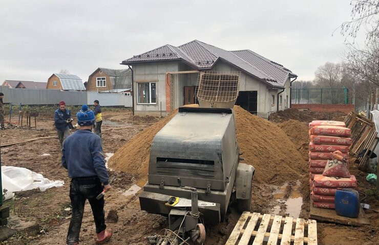 Стяжка пола в городском округе Истра, деревня Бужарово