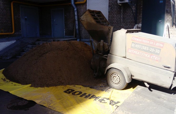 Стяжка пола в хрущевке